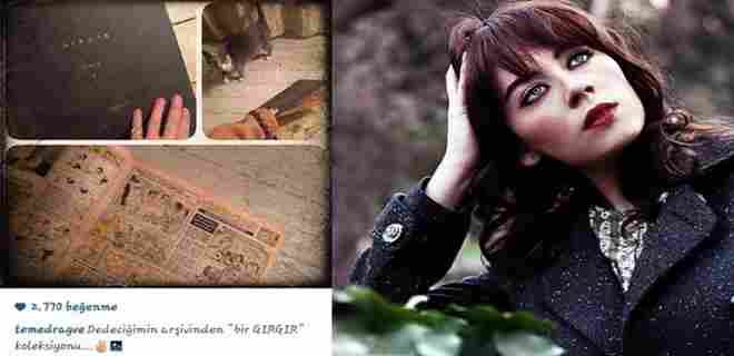 Demet Evgar dedesinin